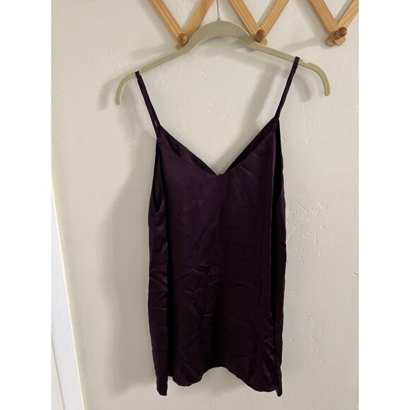 Reformation Dress Women's Small Slip Mini 100% Silk Dress Deep Purple - Picture 4 of 7